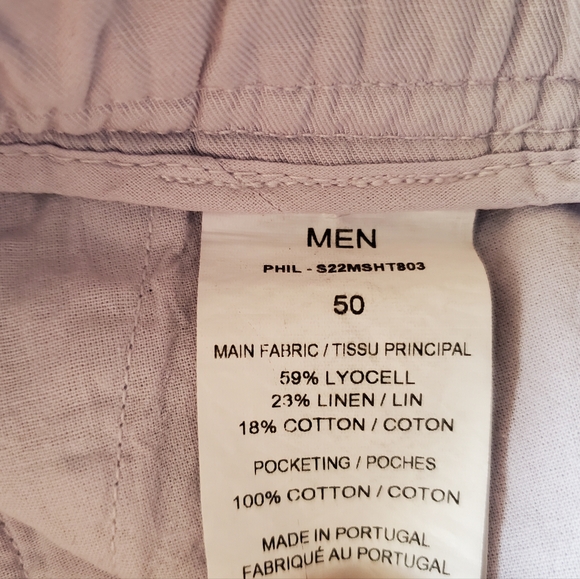 Officine Generale Lyocell Blend Mauve Shorts EU Size 50 - Picture 6 of 13